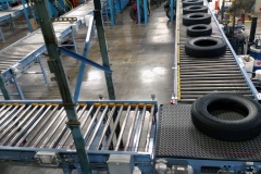 Tire accumulaiton and sortation with Intralox ARB