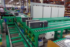 Large electrical breaker assembl with Itoh rollers and shuttel car